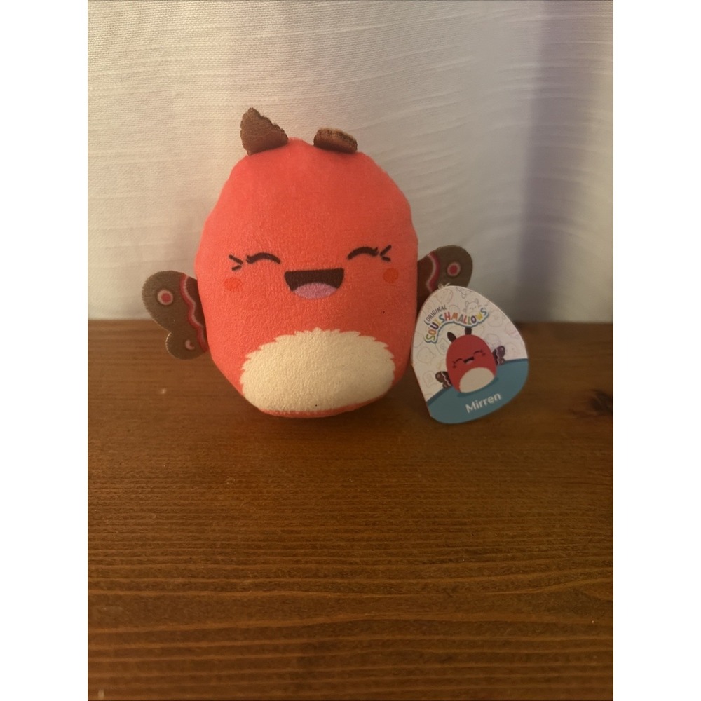 2025 McDonald's Squishmallow Plush Toy MIRREN the‎ Cute Moth